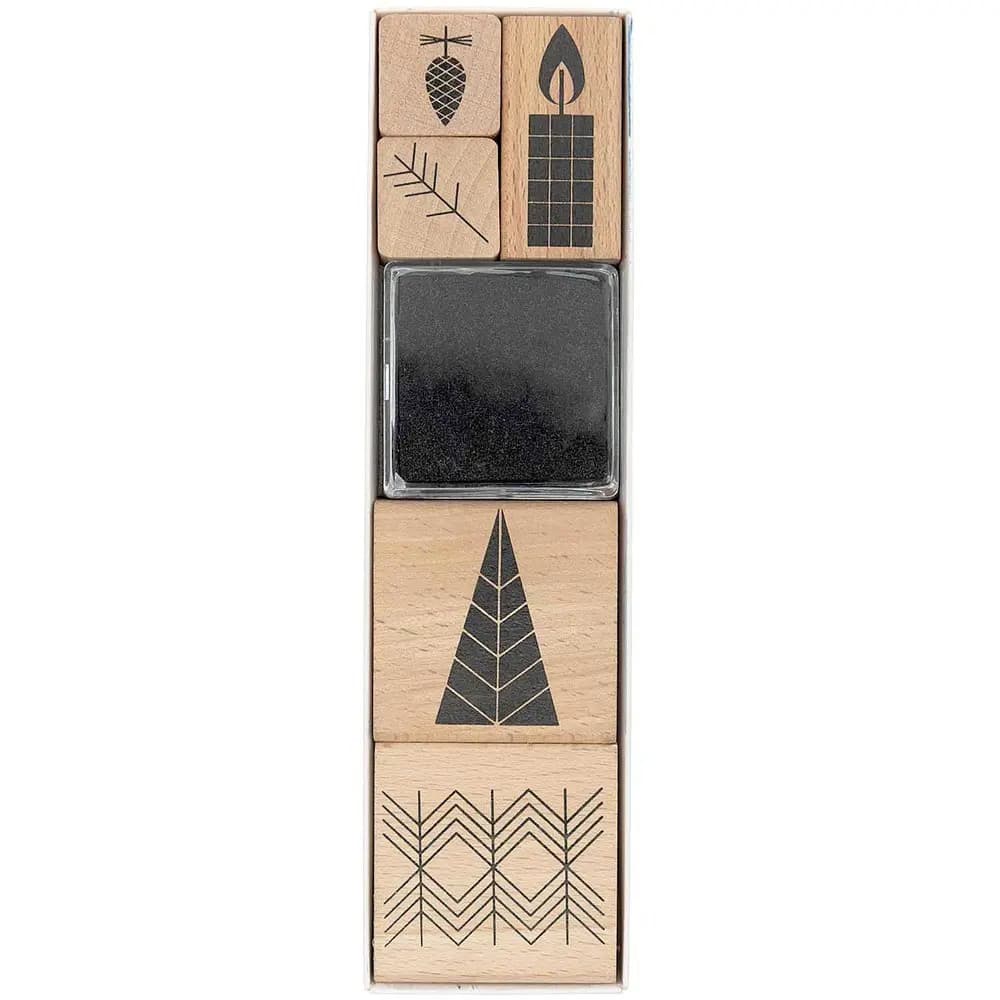 Stempelset Xmas, Grafisch FSC 100% | In Karton mit Polydeckel | 2020 - Image 2