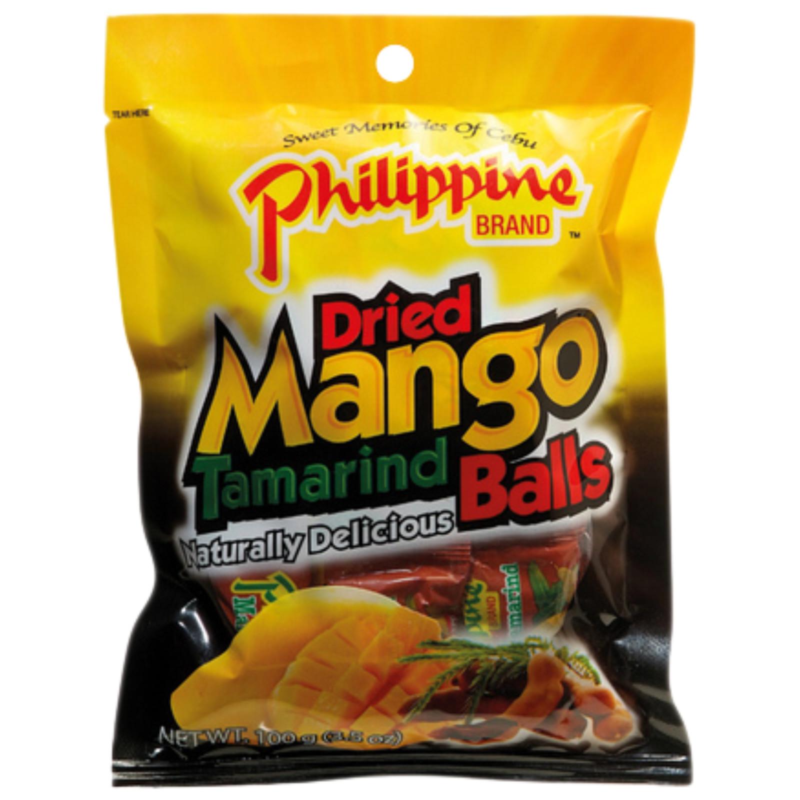 5er-Pack Philippine Brand Getrocknete Mango Tamarinden Balls 100g - Image 2