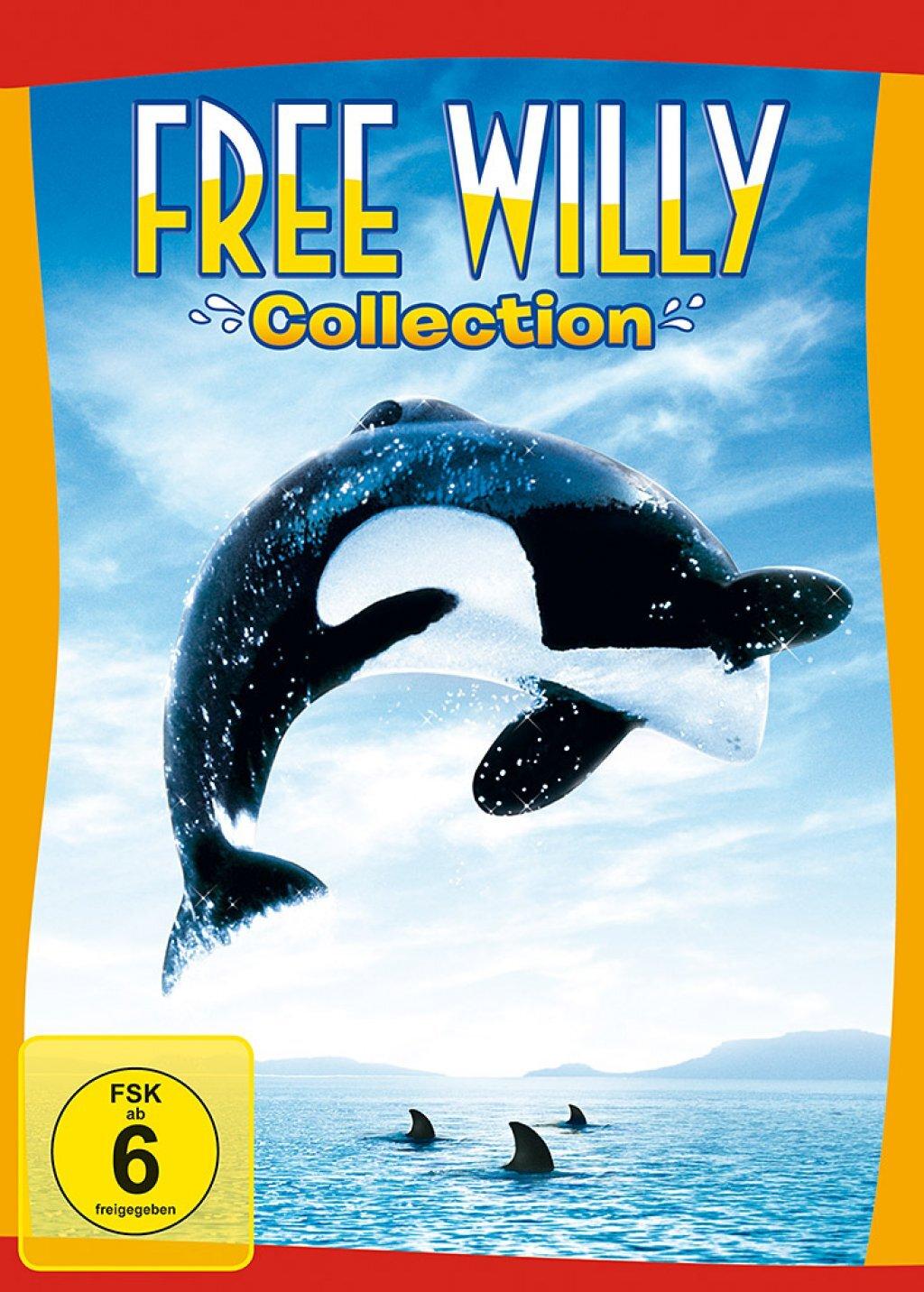 Free Willy 1+2+3+4 Collection # 4-DVD-BOX-NEU
