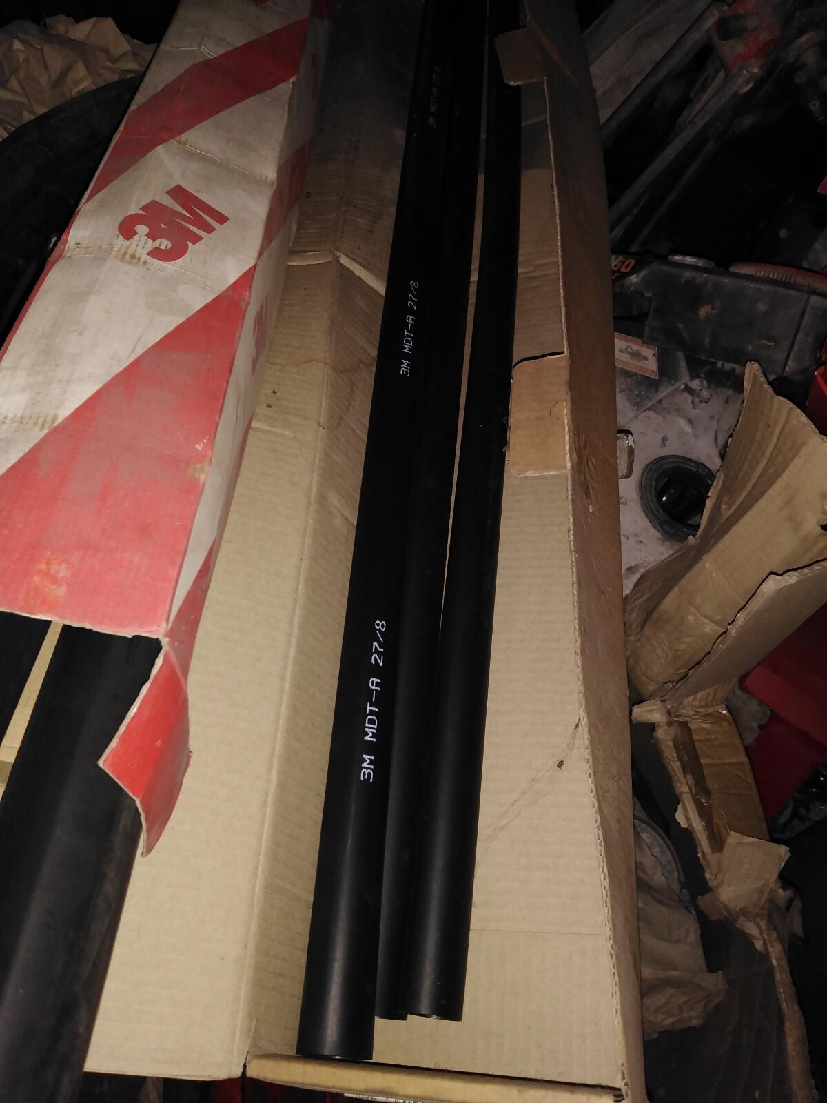 3M Deutschland Warmschrumpfschlauch MDT-A 27/8 Schrumpfschlauch schwarz 1 Meter