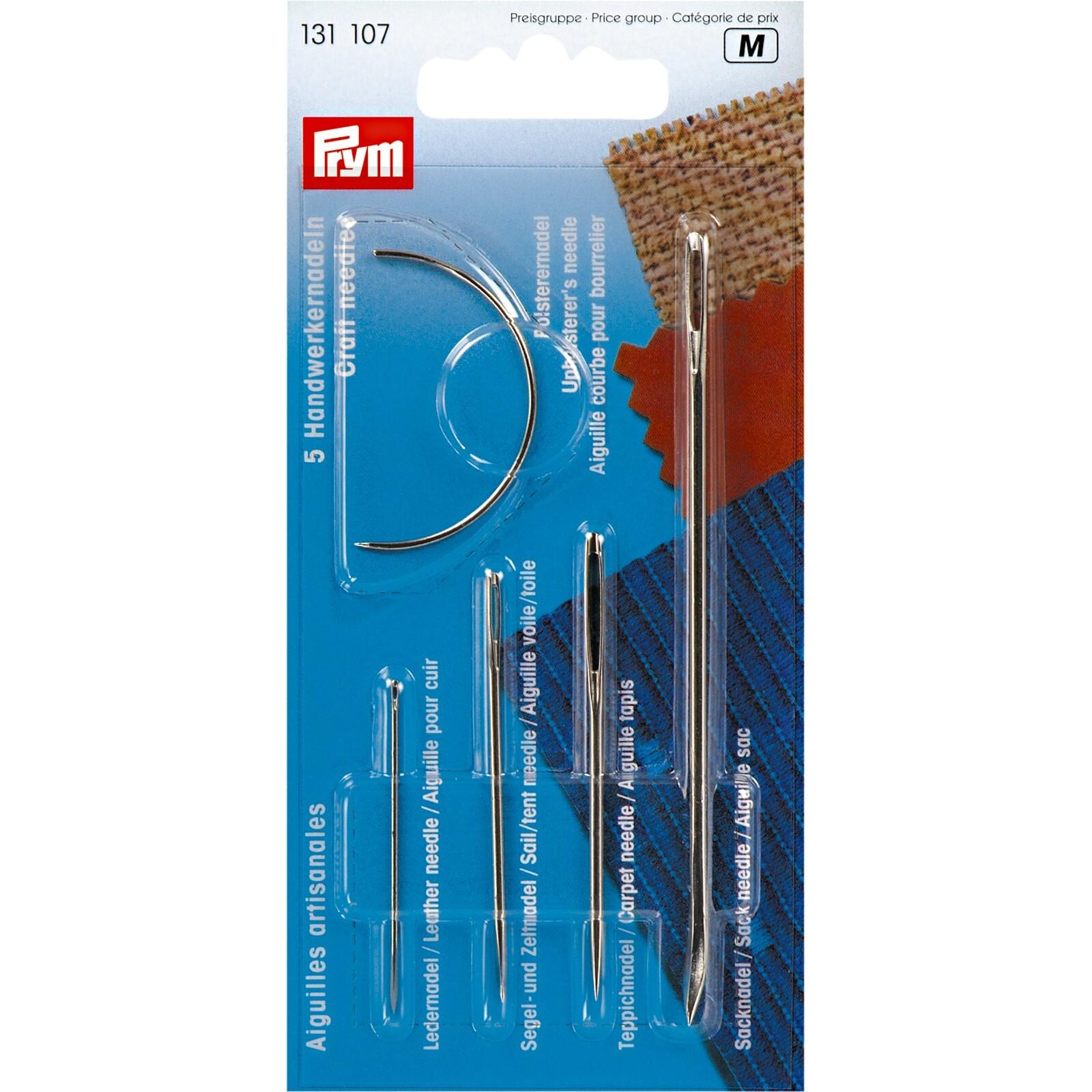 Handwerkernadeln Basteln Nadeln Prym 131 107 Polster Leder Segel Zelt Teppich